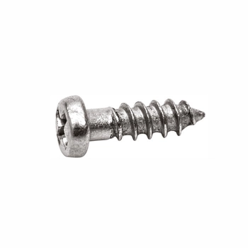 Śruby 1,5 mm, srebrne - 50 szt