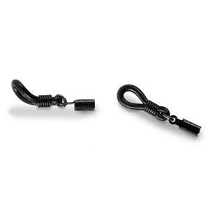 Pętelki zapasowe do opasek okularowych, czarne - 20 szt.