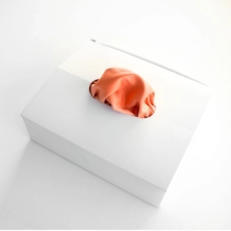 Ściereczki do okularów w jakości PREMIUM, kolor: pomarańczowy, 100 szt.