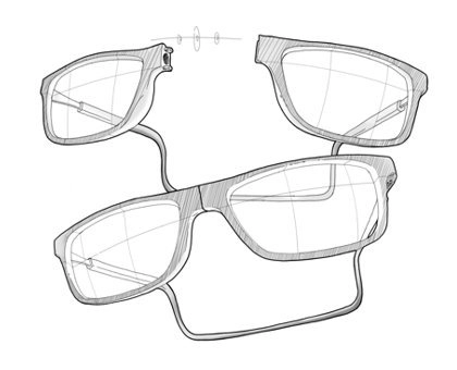 Okulary magnetyczne Slastik Chelsea 003 Blue Light Protect czarny 0,00 dpt