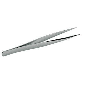 Pęseta ostra, niklowana