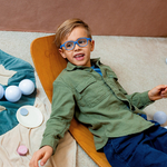 Oprawa korekcyjna dla dzieci Flex Frames Yogi PC fotochrom 40/17, B Różowy