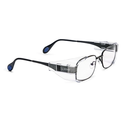 Okulary ochronne tytanowe Boston (29T), srebrny antyczny L