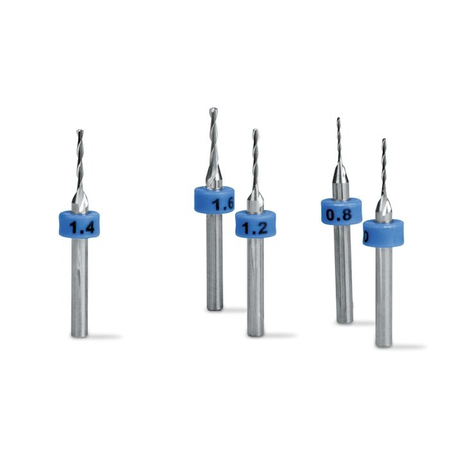 Wiertło - frez do soczewek z tworzywa sztucznego, 1,6 mm