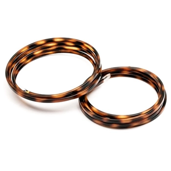 Wkładka Windsor, do wnętrza oprawy, profil W, 1,8 x 0,8 mm, szylkret - 2 szt