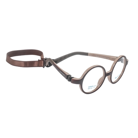 Oprawa korekcyjna dla dzieci Flex Frames Oompa 40/16, C08 Brązowy / Kawowy