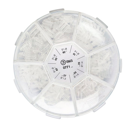 Nity do okularów wierconych w zestawie - 350 szt