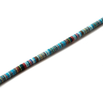 Sznureczki do okularów bawełniane w stylu BOHO, jasnoniebieskie - 3 szt.