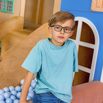 Oprawa korekcyjna dla dzieci Flex Frames Blaze 53/17, C08 Brązowy / Kawowy