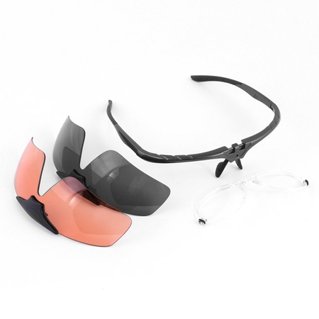 Okulary sportowe Leader Flash Red z wkładką korekcyjną