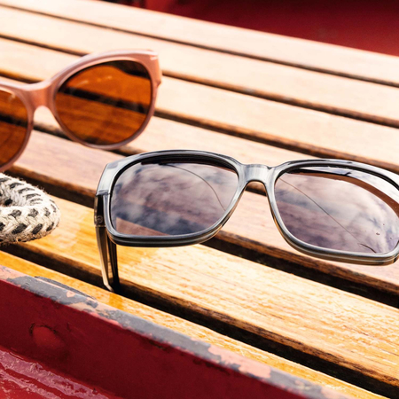 Okulary przeciwsłoneczne nakładane na okulary korekcyjne, Szary błyszczący, Kiev S