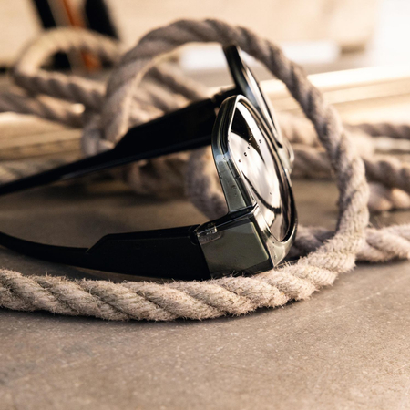 Okulary przeciwsłoneczne nakładane na okulary korekcyjne, Havana, błyszczący, Kiev S