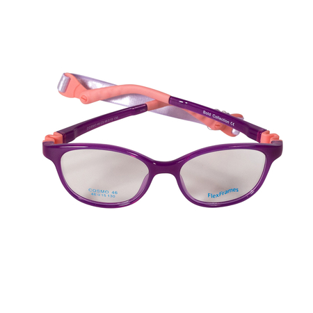 Oprawa korekcyjna dla dzieci Flex Frames Cosmo 48/16, C05 Fioletowy / Różowy