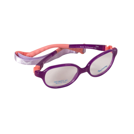 Oprawa korekcyjna dla dzieci Flex Frames Infinity 40/15, C05 Fioletowy / Różowy