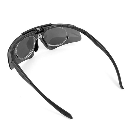 Okulary sportowe Leader Flash Matte Carbon z wkładką korekcyjną