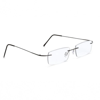 Oprawa korekcyjna z zausznikami z zawiasami, grafitowa