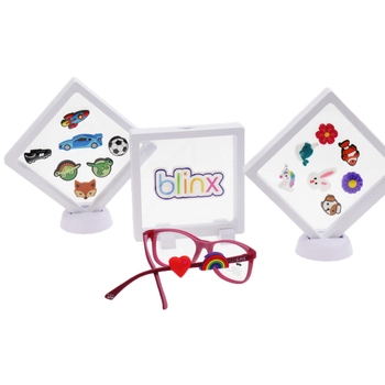 Ramka ekspozycyjna + 15 zawieszek blinx w zestawie