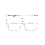 Okulary magnetyczne Slastik Jabba 013 czerwony +3,00 dpt