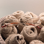 Okulary do makijażu Ara złote +2,50