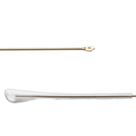 Zauszniki z płaskim zawiasem RAL, 145 mm, średnica 1,3 mm, złote