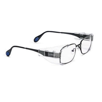 Okulary ochronne tytanowe Boston (29T), srebrny antyczny L