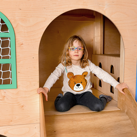 Oprawa korekcyjna dla dzieci Flex Frames Mini Me 40/15, RB Rainbow