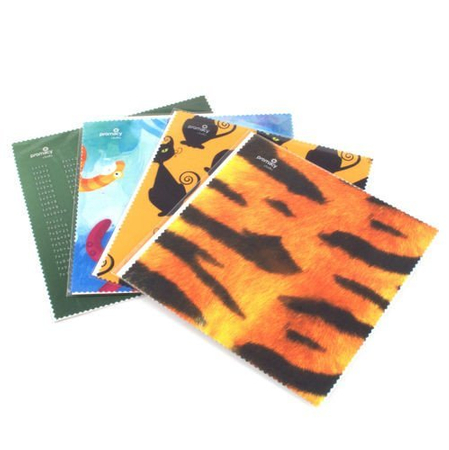 Ściereczka do okularów, personalizowana, nadruk kolorowy, biała 100 szt.