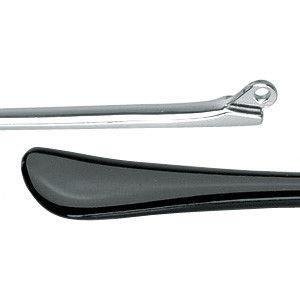 Zauszniki standardowe, 140 mm, wysokość 3,20 mm, srebrne