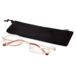 Okulary do makijażu Ara złote +3,50