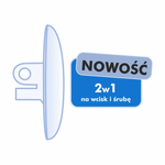 Nanośniki silikonowe wkręcane i wciskane, 13 mm - 100 szt