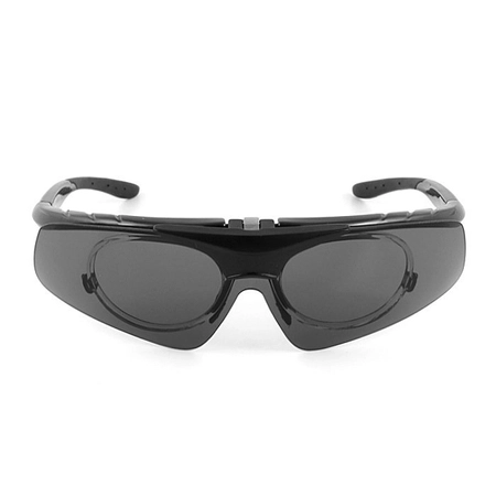 Okulary sportowe Leader Flash Matte Black z wkładką korekcyjną