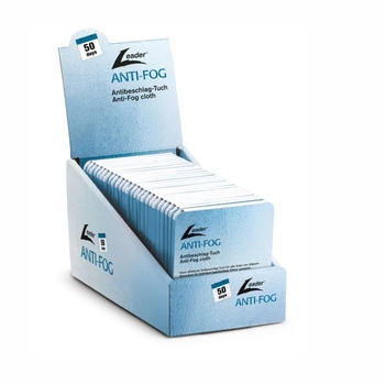 Ściereczki przeciw parowaniu okularów Leader Anti-Fog z ekspozytorem - 25 szt.