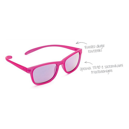 Okulary przeciwsłoneczne dla dzieci lustrzane z polaryzacją, Drew 8-12 lat