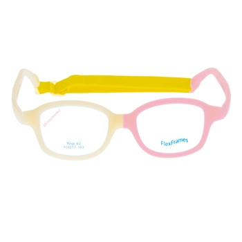 Oprawa korekcyjna dla dzieci Flex Frames Yogi PC fotochrom 40/17, FC Jasnobeżowy