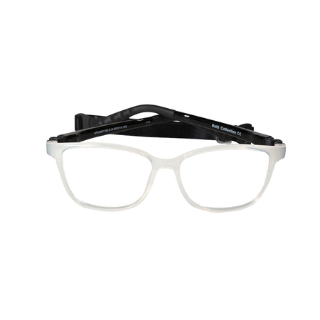 Oprawa korekcyjna dla dzieci Flex Frames Spunky 50/14, C14 Transparentny Biały / Czarny