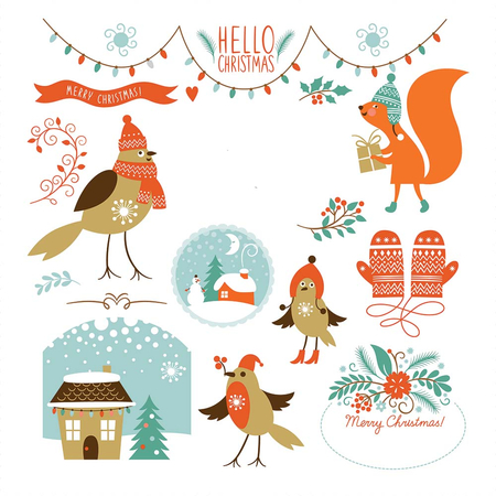 Ściereczka do okularów 18x18 cm, Christmas Pattern 1, pakowana pojedynczo