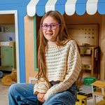 Oprawa korekcyjna dla dzieci Flex Frames Spunky 50/14, C14 Transparentny Biały / Czarny