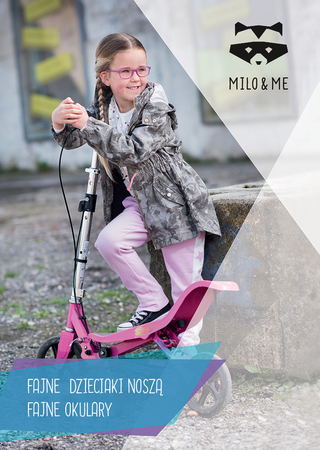 Plakat dwustronny opraw dziecięcych Milo&Me