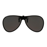 Nakładka przeciwsłoneczna w kształcie Aviator/Pilotki, odchylana z powłoką lustrzaną i polaryzacją, 61 x 54 mm