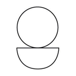 Cęgi z płaskimi półokrągłymi ostrzami