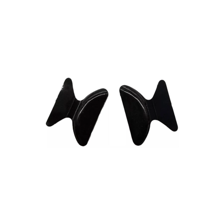 Naklejki na noski do okularów 19 mm x 2,0 mm , czarne - 10 par