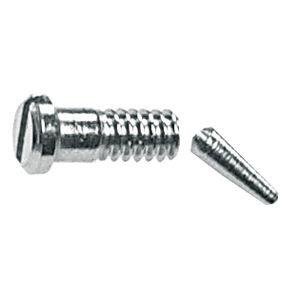 Śruby łamane 1,4 mm, srebrne - 100 szt