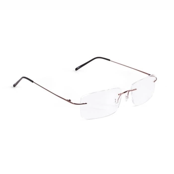 Oprawa korekcyjna z zausznikami z zawiasami, brązowa