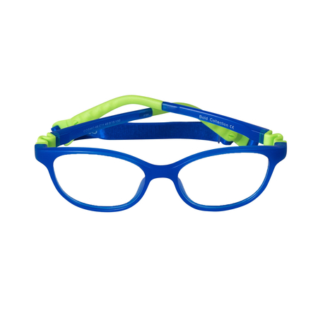 Oprawa korekcyjna dla dzieci Flex Frames Cosmo 44/14, C11 Królewski Błękitny / Miętowy Zielony