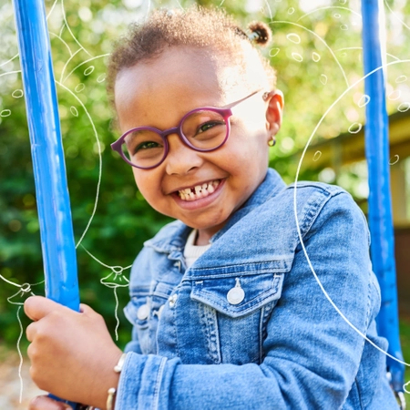 Oprawa korekcyjna dla dzieci Milo & Me Charly, 2-4 lat