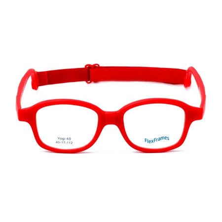 Oprawa korekcyjna dla dzieci Flex Frames Yogi 40/17, I Czerwony