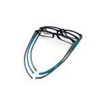 Asortyment okularów do czytania z tworzywa z ekstra długimi zausznikami Lazybones dwukolorowe - 15 szt.